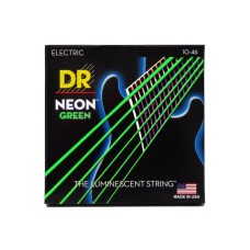 Струни для гітари DR Strings NEON Green Electric - Medium (10-46) (NGE-10)