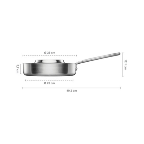 Сотейник Fiskars Norden з кришкою 26 см (1067634)