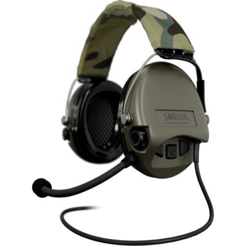 Тактичні навушники Sordin Supreme MIL CC з верхнім тримачем (75332-06-S)
