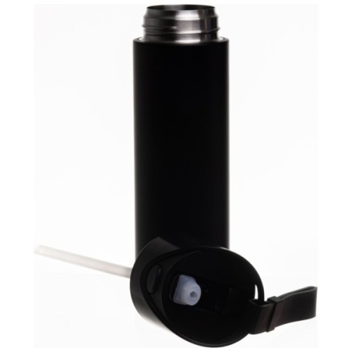 Пляшка для води Line Art SportAqua 700 мл чорний (60012618LA-01)