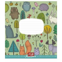 Зошит Школярик Funny cuties 24 аркуша лінія (024-3142L)