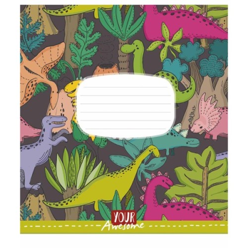 Зошит Школярик Funny cuties 24 аркуша лінія (024-3142L)