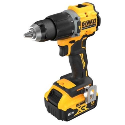 Шуруповерт DeWALT XR Li-Ion 18V 2x5Ah, 74 Нм, 0-450/0-1650 об/хв, 1.17 кг, TSTAK (DCD799P2T)