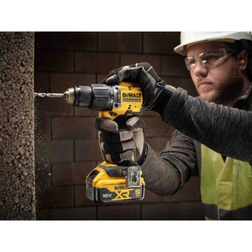 Шуруповерт DeWALT XR Li-Ion 18V 2x5Ah, 74 Нм, 0-450/0-1650 об/хв, 1.17 кг, TSTAK (DCD799P2T)