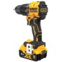 Шуруповерт DeWALT XR Li-Ion 18V 2x5Ah, 74 Нм, 0-450/0-1650 об/хв, 1.17 кг, TSTAK (DCD799P2T)