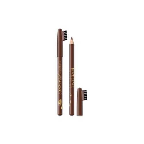 Олівець для брів Eveline Cosmetics Eyebrow Pencil Brown (5901761918625)