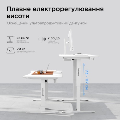 Комп'ютерний стіл Anda Seat Xtreme Pro White (AD-D-DD1-1400-08-W)