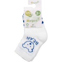 Шкарпетки дитячі Bibaby з ведмедиком (68408-12-18-blue)