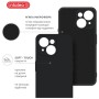 Чохол до мобільного телефона Intaleo SoftShell Apple iPhone 15 Black (1283126585258)