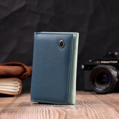 Гаманець ST Leather З натуральної шкіри Різнокольоровий (19459)