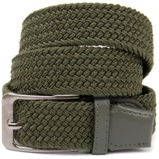 Ремінь Vintage Текстильний чоловічий Оливковий (20527)