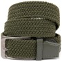 Ремінь Vintage Текстильний чоловічий Оливковий (20527)