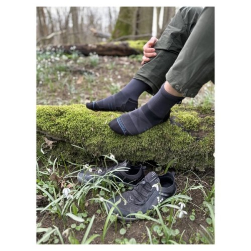 Водонепроникні шкарпетки Dexshell Running Lite 2.0 Socks сірі розмір S (36-38) (DS20610TLG2.0-S)