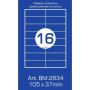 Етикетка самоклеюча Buromax BM.2834