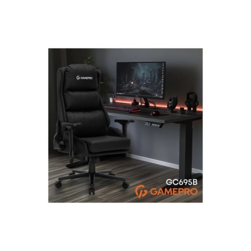 Крісло ігрове GamePro GC695B Black (GC695B)