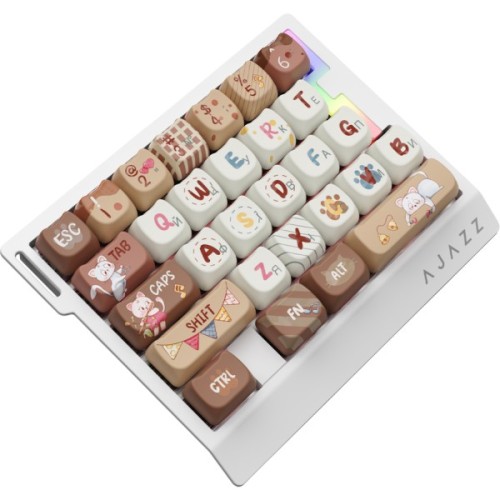 Клавіатура Ajazz AK029 Meow Magnetic Switch USB UA Beige (AK029-M-Y)