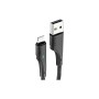 Дата кабель USB 2.0 AM to Micro 5P 1.0m 3A black Essager (EXCM-LS01)