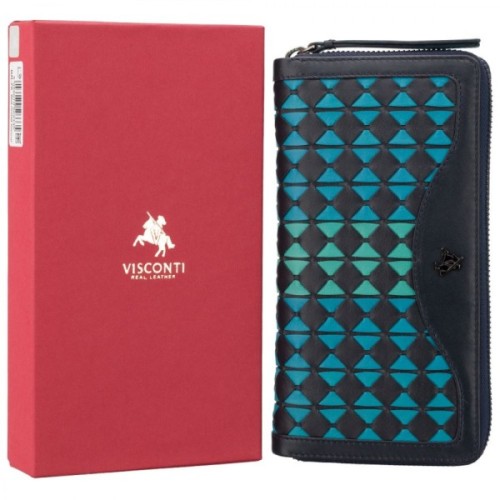 Гаманець Visconti BR76 Blue/Orchid