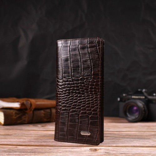 Гаманець Canpellini З натуральної шкіри Коричневий (21905)