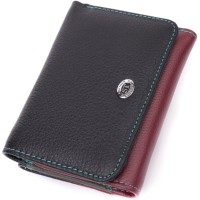 Гаманець ST Leather З натуральної шкіри Різнокольоровий (22497)