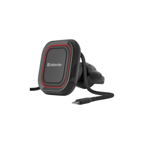 Універсальний автотримач Defender CH-129 червоний, магніт, на решітку вентиляції (29130)