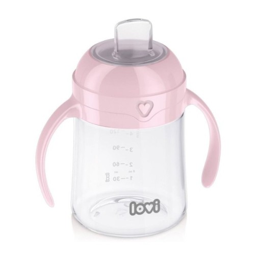 Поїльник-непроливайка Lovi 150 мл - рожева (35/353)