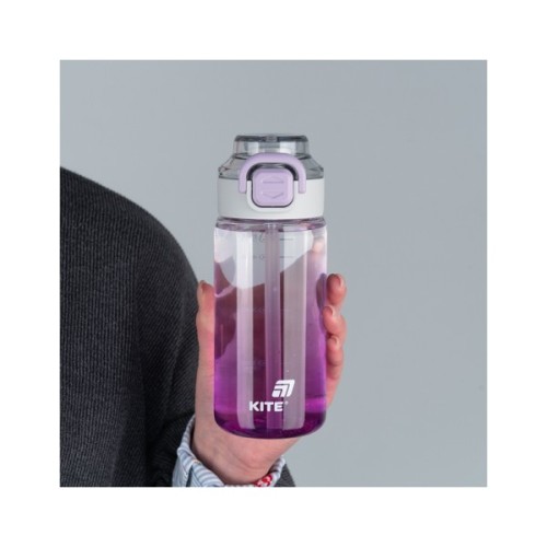 Поїльник-непроливайка Kite 600 мл, фіолетова (K25-1212-3)