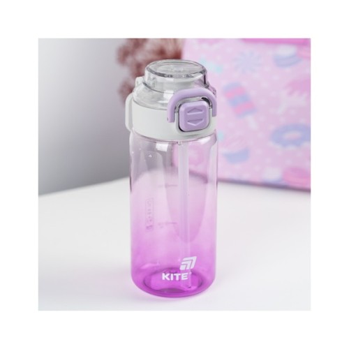 Поїльник-непроливайка Kite 600 мл, фіолетова (K25-1212-3)