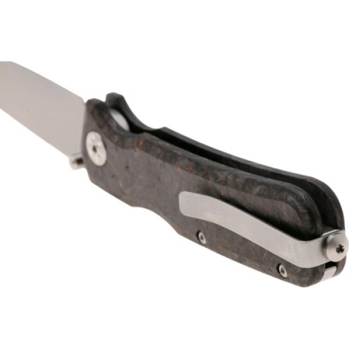 Ніж Maserin Pulse, Magnacut, fat carbon чорно-помаранчевий (630/FCA)