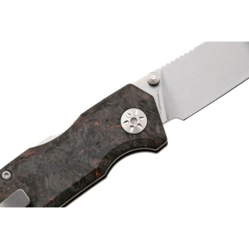 Ніж Maserin Pulse, Magnacut, fat carbon чорно-помаранчевий (630/FCA)