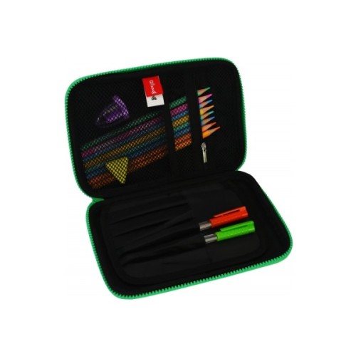 Пенал Cool For School з тисненням 1 відділення Чорний (QT-5638-Black)