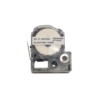 Стрічка для принтера етикеток UKRMARK RL-E-K5TBN-BK/CL, аналог LK5TBN. 18 мм х 9 м (900277)