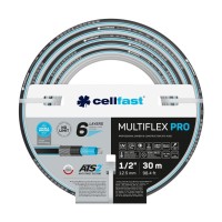 Шланг для поливу Cellfast MULTIFLEX PRO 1/2" 30м, 6 шарів, до 35 Бар, -20…+65°C (13-801)