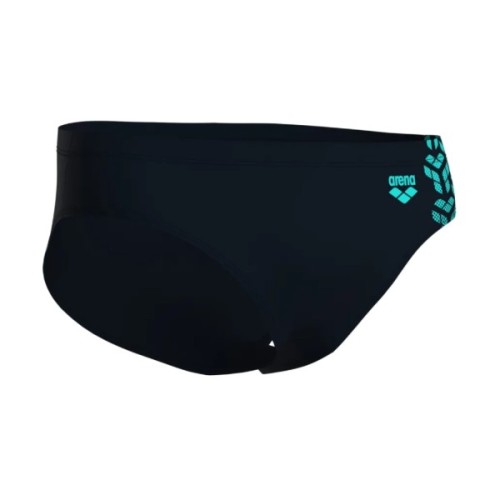 Плавки Arena Kikko V Swim Briefs 006750-508 чорний, бірюзовий 110 (3468337491552)
