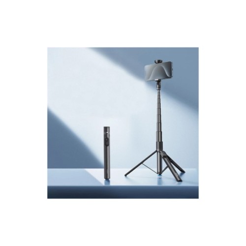 Монопод для селфі RTAKO трипод RZP001-AB226 Integrated selfie stick Black (6942063221487)