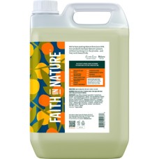 Гель для душу Faith in Nature Натуральний З грейпфрутом та апельсином 5 л (708002901676)