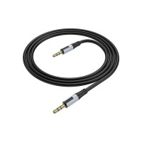 Кабель мультимедійний 3.5mm M to 3.5mm M 1.0m black BOROFONE (6941991108310)