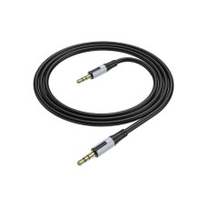 Кабель мультимедійний 3.5mm M to 3.5mm M 1.0m black BOROFONE (6941991108310)