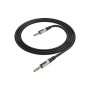 Кабель мультимедійний 3.5mm M to 3.5mm M 1.0m black BOROFONE (6941991108310)