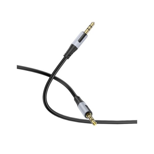 Кабель мультимедійний 3.5mm M to 3.5mm M 1.0m black BOROFONE (6941991108310)