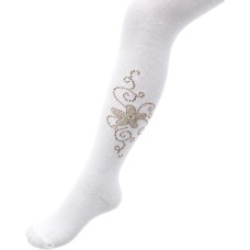 Колготки дитячі BNM зі стразами (M0C0302-1156-11G-white)