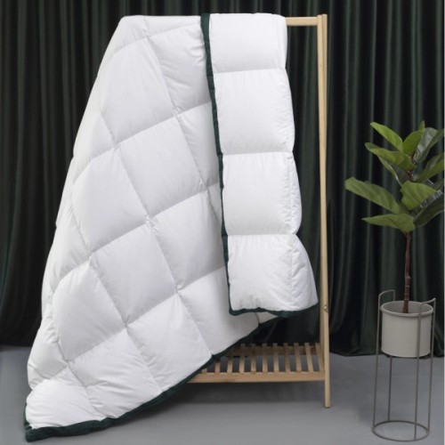 Ковдра MirSon літня 100% пух Imperial Satin Luxe Євро 200х220 (2200007209255)