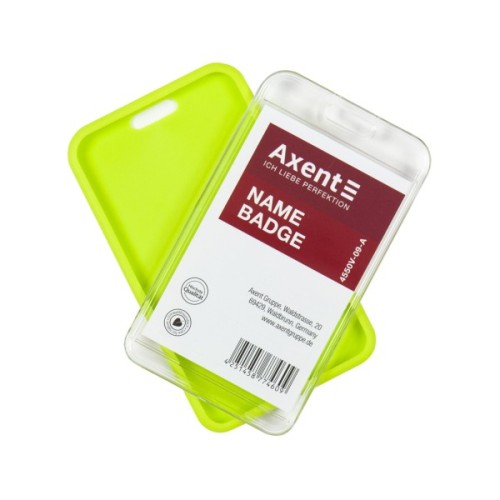 Бейдж Axent чохол SoftTouch матовий, 54х85мм ,салатовий (4550V-09-A)