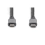 Дата кабель USB-C to USB-C 3.0m USB 4.0 black Digitus (DB-300443-030-S)