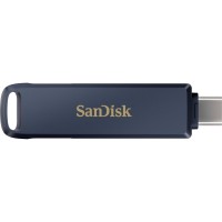 USB флеш накопичувач SanDisk 128GB Phone Drive for iPhone Metallic Sky Lightning/Type-C U (SDIXD0N-128G-GN6NE)