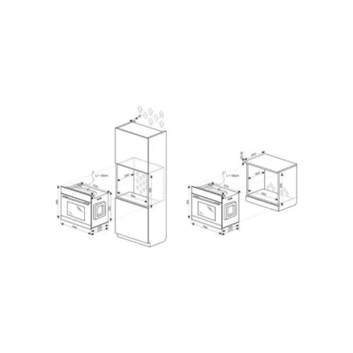 Комплект вбудованої техніки Hansa Духова шафа + варильна панель газова Hansa FCGI69329