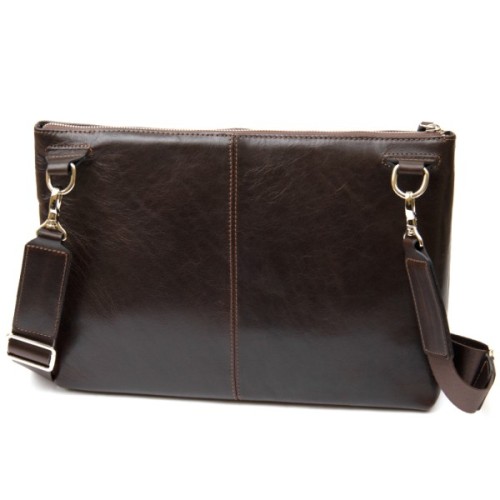 Сумка Grande Pelle Шкіряна чоловіча Коричнева (11438)