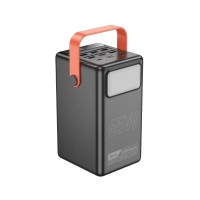 Батарея універсальна HOCO 100000mAh Max Centurion PD/65W, QC, LED Lamp, Black (DB03 / 714722)