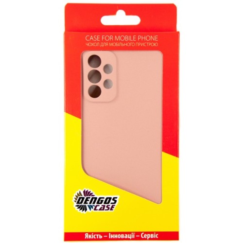 Чохол до мобільного телефона Dengos Soft Samsung Galaxy A23 (pink) (DG-TPU-SOFT-06)