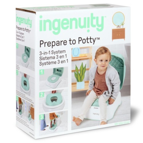 Горщик Ingenuity підставка дитячий 3 в 1 Prepare to Potty (17143)
